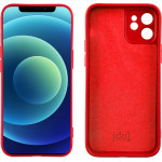 Idol 1991 ���� Iphone 12 6.1'' Velvet Tpu 4 Side Full Camera Protection RED - (5205308311260)