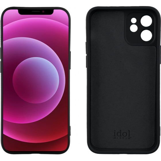 Idol 1991 ���� Iphone 12 Mini 5.4'' Velvet Tpu 4 Side Full Camera Protection BLACK - (5205308311277)