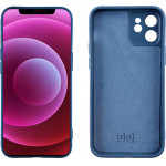 Idol 1991 ���� Iphone 12 Mini 5.4'' Velvet Tpu 4 Side Full Camera Protection BLUE - (5205308311284)
