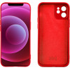 Idol 1991 ���� Iphone 12 Mini 5.4'' Velvet Tpu 4 Side Full Camera Protection RED - (5205308311291)