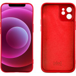 Idol 1991 ���� Iphone 12 Mini 5.4'' Velvet Tpu 4 Side Full Camera Protection RED - (5205308311291)