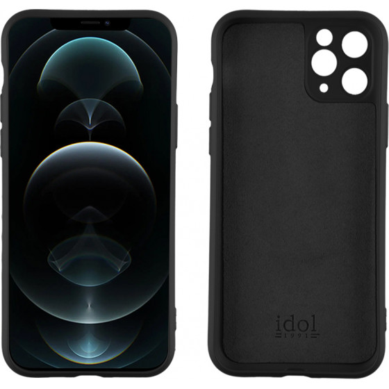 Idol 1991 ���� Iphone 12 Pro 6.1'' Velvet Tpu 4 Side Full Camera Protection BLACK - (5205308311307)