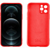 Idol 1991 ���� Iphone 12 Pro 6.1'' Velvet Tpu 4 Side Full Camera Protection RED - (5205308311321)