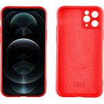 Idol 1991 ���� Iphone 12 Pro 6.1'' Velvet Tpu 4 Side Full Camera Protection RED - (5205308311321)