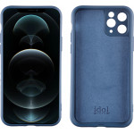 Idol 1991 ���� Iphone 12 Pro Max 6.7'' Velvet Tpu 4 Side Full Camera Protection BLUE - (5205308311345)