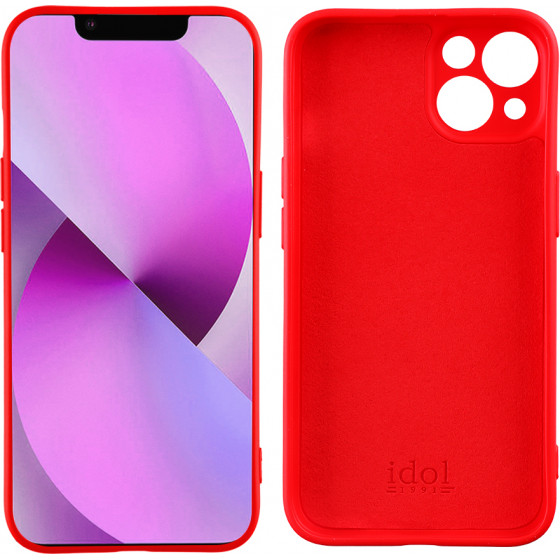 Idol 1991 ���� Iphone 13 6.1'' Velvet Tpu 4 Side Full Camera Protection RED - (5205308311383)