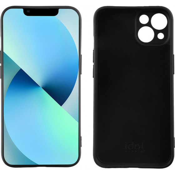 Idol 1991 ���� Iphone 13 Mini 5.4'' Velvet Tpu 4 Side Full Camera Protection BLACK - (5205308311390)