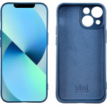 Idol 1991 ���� Iphone 13 Mini 5.4'' Velvet Tpu 4 Side Full Camera Protection BLUE - (5205308311406)