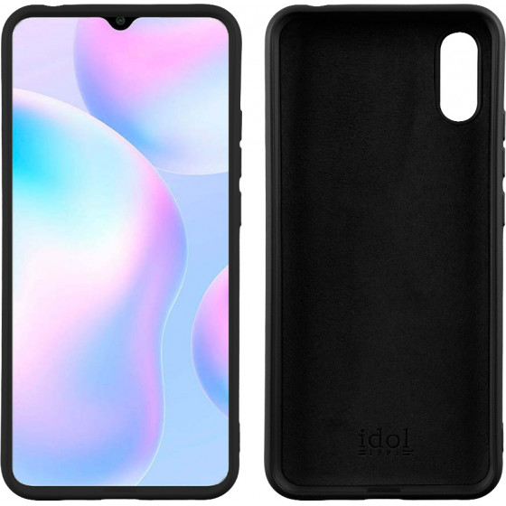 Idol 1991 ���� Xiaomi Redmi 9A/Redmi 9AT 6.53'' Velvet Tpu 4 Side Camera Guard BLACK - (5205308312342)