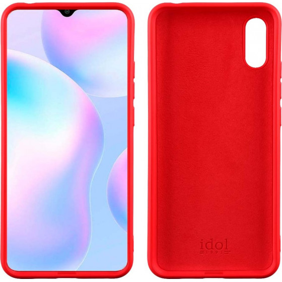 Idol 1991 ���� Xiaomi Redmi 9A/Redmi 9AT 6.53'' Velvet Tpu 4 Side Camera Guard RED - (5205308312366)