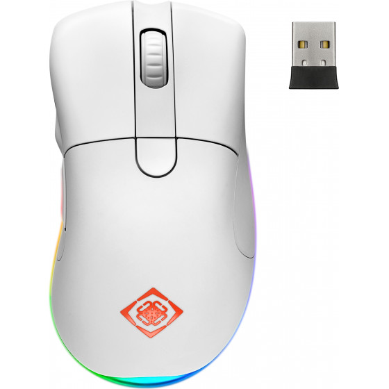 Deltaco Gaming �������� ������� WM90 16000 Dpi 2.4GHz ����� - (GAM-107-W)