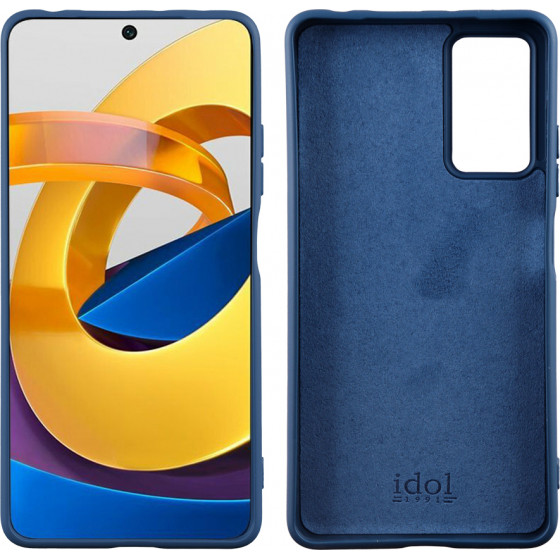Idol 1991 ���� Xiaomi Poco M4 Pro 5G/Redmi Note 11T 5G 6.6'' Velvet Tpu 4 Side Camera Guard BLUE - (5205308312267)
