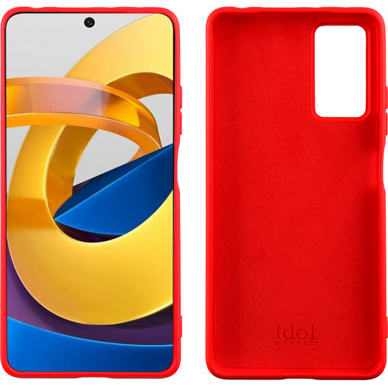 Idol 1991 ���� Xiaomi Poco M4 Pro 5G/Redmi Note 11T 5G 6.6'' Velvet Tpu 4 Side Camera Guard RED - (5205308312274)
