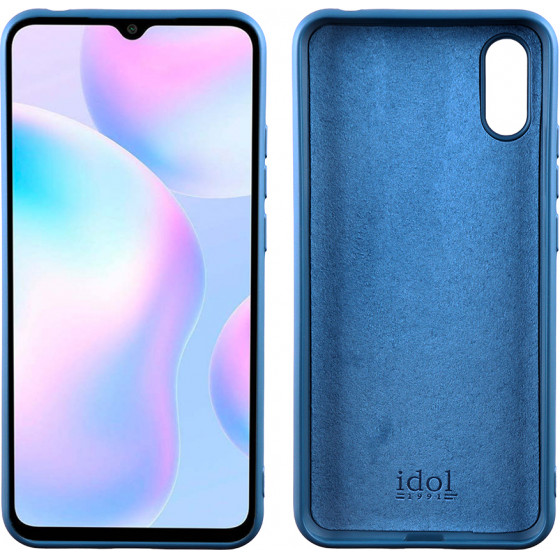 Idol 1991 ���� Xiaomi Redmi 9A/Redmi 9AT 6.53'' Velvet Tpu 4 Side Camera Guard BLUE - (5205308312359)