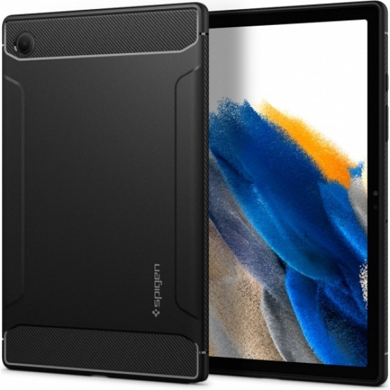 Spigen Rugged Armor For Samsung Galaxy Tab A8 10.5' x200 x205 Black - (ACS04136)