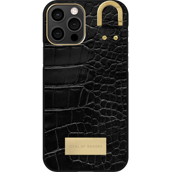 Ideal Of Sweden ���� Atelier ��� Iphone 12/12 Pro Black Croco - (IDACSS22-2061-334)