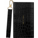 Ideal Of Sweden ���� Cassette Clutch Iphone 13 Pro Max Black Croco - (IDCCAW21-I2167-334)