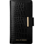 Ideal Of Sweden ���� Cora Wallet ��� Iphone 12/12 Pro Jet Black Croco - Recycled - (IDPWSS22-I2061-207)