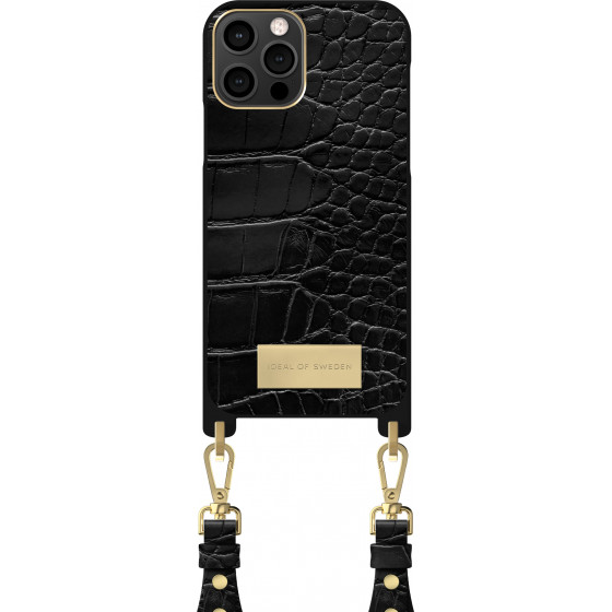 Ideal Of Sweden ���� ������ Atelier ��� Iphone 12/12 Pro Black Croco - (IDNCSS22-I2061-334)