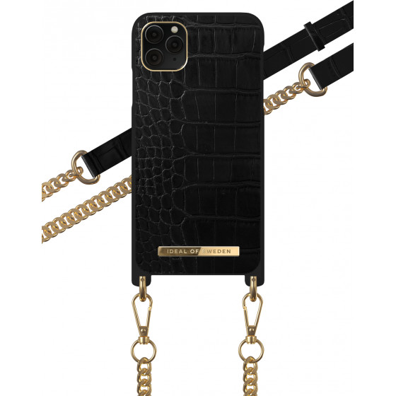 Ideal Of Sweden ���� ������ Iphone 11 Pro MAX/Xs Max Jet Black Croco - (IDNCSS20-I1965-207)