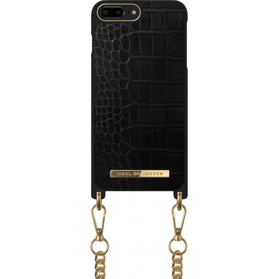 Ideal Of Sweden ���� ������ Iphone 8/7/6/6s Plus Jet Black Croco - (IDNCSS20-I7P-207)