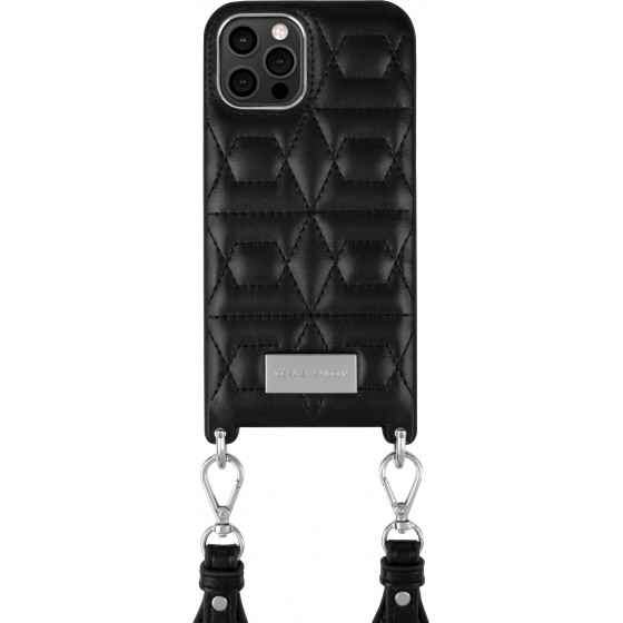 Ideal Of Sweden ���� ������ Statement Iphone 12 Pro Max Quilted Black - (IDSPNAW21-I2067-340)