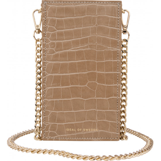 Ideal Of Sweden ���� Ella Phone Pouch Camel Croco - (IDPPAW21-325)