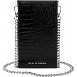 Ideal Of Sweden �������� Ella Phone Pouch Glossy Black Croco - (IDPPSS21-274)