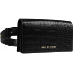Ideal Of Sweden T������� Signature Belt Bag Jet Black Croco - (IDSBBSS20-207)