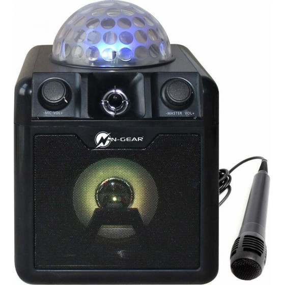 N-Gear 50 Watt ����� Bluetooth USB, Micro Sd ��� Aux ������� 2x ��������� ��������� ����� - (Disco Block 410)
