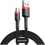 Baseus ������� Cafule Braided Cable Usb 2.0 To Micro Usb Male 1m - ����� ������� - (CAMKLF-B91)