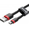 Baseus ������� Cafule Braided Cable Usb 2.0 To Micro Usb Male 1m - ����� ������� - (CAMKLF-B91)