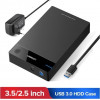 Ugreen External Hard Drive Enclosure Usb 3.0 To Sata Adapter, ���� ��� 2.5'' / 3.5'', �� ���������� - - (50422)