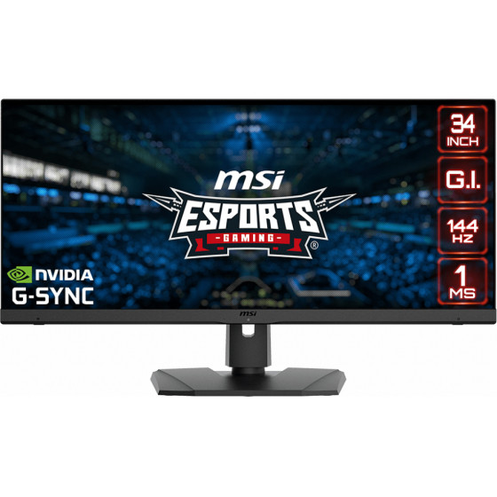 MSI 34'', 3440x1440 Optix - (MPG341QR)