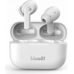 Bloody Bluetooth Stereo M30 Tws Headset V5.0 IPX4 ��������� �� ���� �������� - ��������� White GR