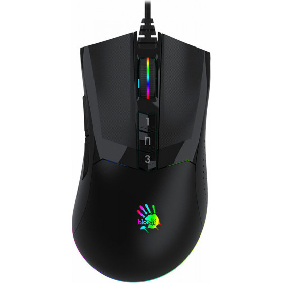 Bloody ��������� ������� W90 Pro Usb Rgb Gaming Mouse 16,000 Cpi Activated Stone Black GR