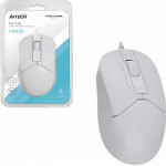A4 Tech Fstyler ��������� ������� FM12S Wired Mouse 1200 Dpi ������� Click White GR