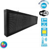 GloboStar ��������� ������� �������� P10 Led Smd Ac 220-240V �� Wi-Fi - ��������� IP54 - ����� ���� - �168 x �9 x �40cm Rgbw - (90285)