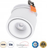 GloboStar OMEGA-R ������� Led Spot Downlight Trimless �10cm 12W 1560lm 36� Ac 220-240V IP20 �10 x �8.2cm - ��������� - ����� - ������ ����� 4500K - Bridgelux Cob - 5 Years Warranty - (60294)