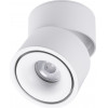 GloboStar OMEGA-S ����������� Led Spot Downlight �10cm 12W 1560lm 36� Ac 220-240V IP20 �10 x �10.5cm - ��������� - ����� - ������ ����� 4500K - Bridgelux Cob - 5 Years Warranty - (60298)