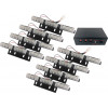 GloboStar ��������� ���� ������ �������� Strobo Led 8x3 72W 10-30V IP65 ��������� ��������� - (88982)