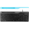 A4 TECH FSTYLER ��������� ������������ �/� USB FK25 EN/GR WIRED KEYBOARD ULTRA SLIM BLACK GR