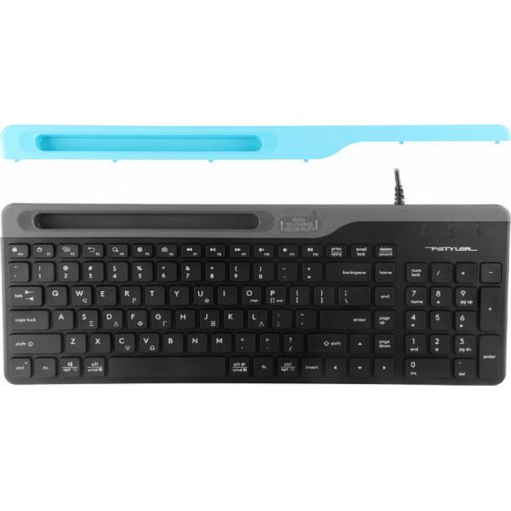A4 TECH FSTYLER ��������� ������������ �/� USB FK25 EN/GR WIRED KEYBOARD ULTRA SLIM BLACK GR