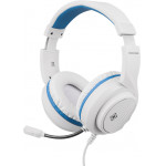Deltaco Gaming Stereo Gaming Headset for PS5, 1x 3.5mm connector,white - (GAM-127-W)
