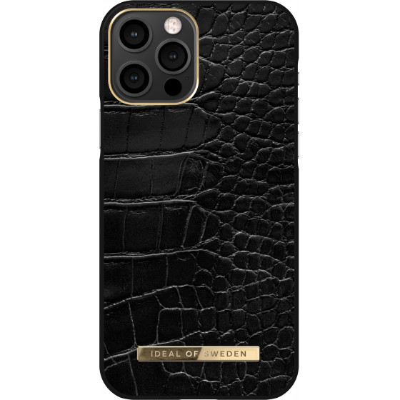 Ideal Of Sweden ���� Atelier ��� iPhone 12/12 Pro Neo Noir Croco - Recycled - (IDACSS22-2061-236)