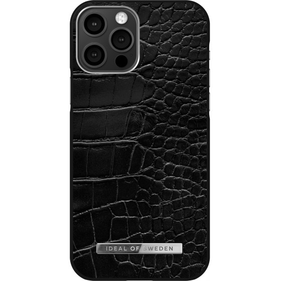 Ideal Of Sweden ���� Atelier ��� iPhone 12/12 Pro Neo Noir Croco Silver - Recycled - (IDACSS22-I2061-306)