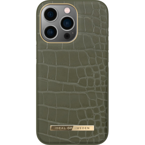 Ideal Of Sweden ���� Atelier iPhone 13 PRO Khaki Croco - (IDACAW21-I2161P-327)