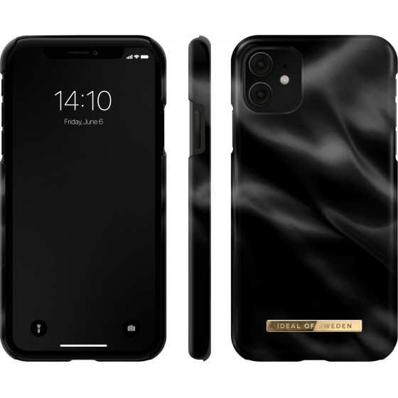 Ideal Of Sweden ���� Fashion ��� iPhone 11/XR Black Satin - (IDFCSS21-I1961-312)