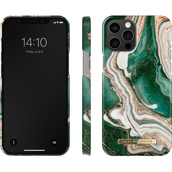 Ideal Of Sweden ���� Fashion ��� iPhone 12 Pro Max Golden Jade Marble - (IDFCAW18-I2067-98)