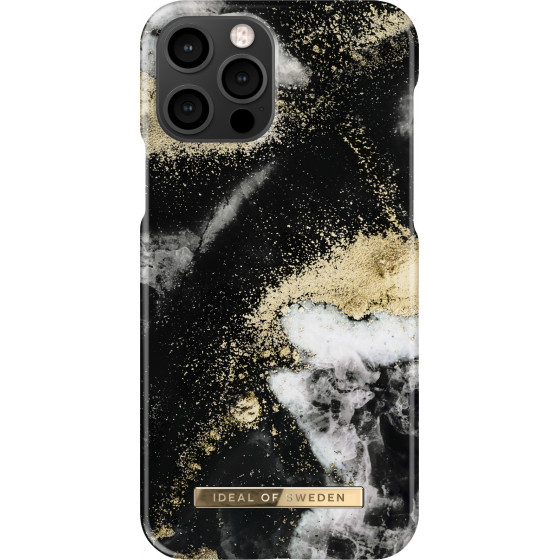 Ideal Of Sweden ���� Fashion iPhone 12/12 Pro Black Galaxy Marble - (IDFCAW19-I2061-150)